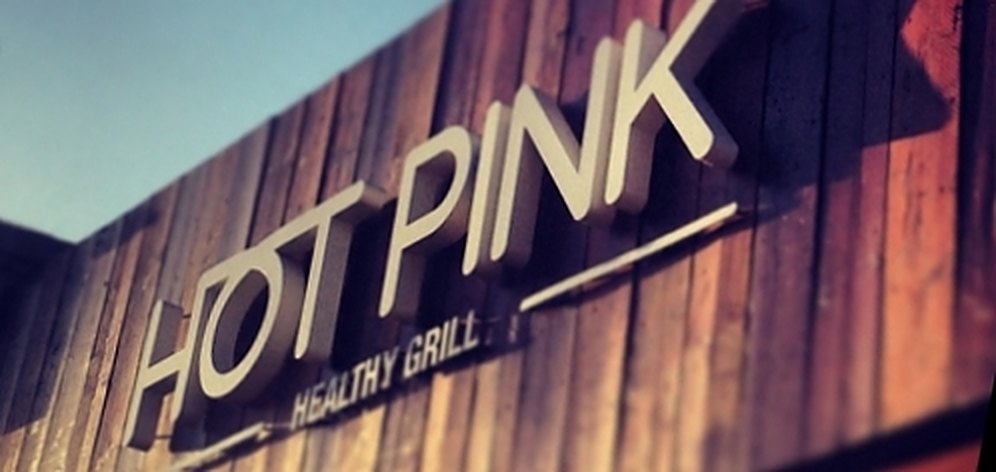 Hot Pink shop sign
