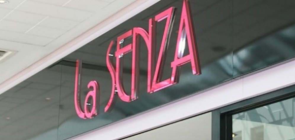 La Senza shop sign