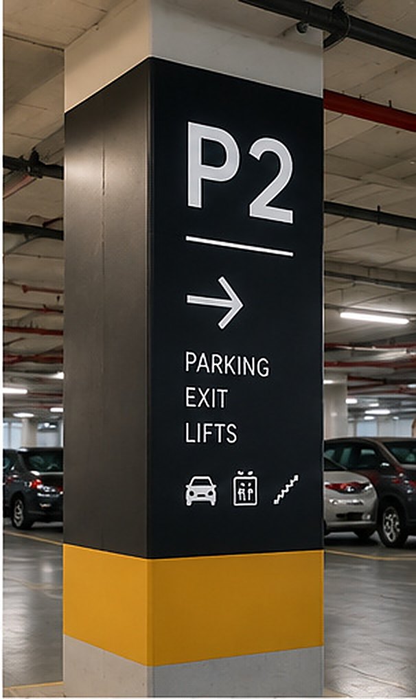 Car park wayfinding