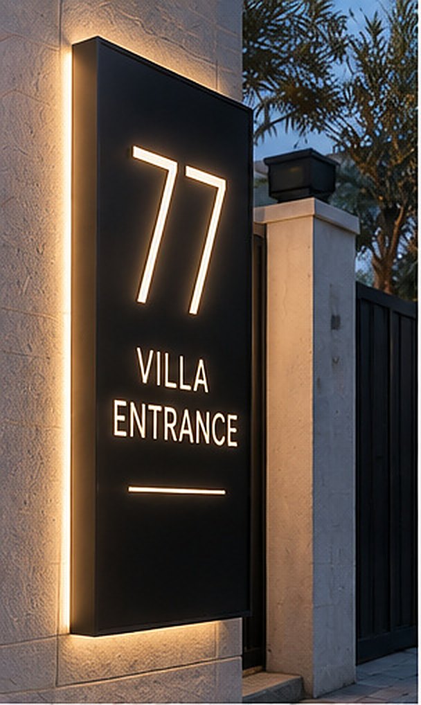 Villa & building numbers